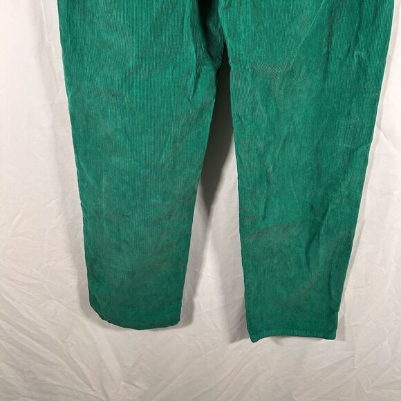 Urban Outfitters Corduroy Pants Women's 26 Green Pegged Cowboy Button Zip - Picture 8 of 10